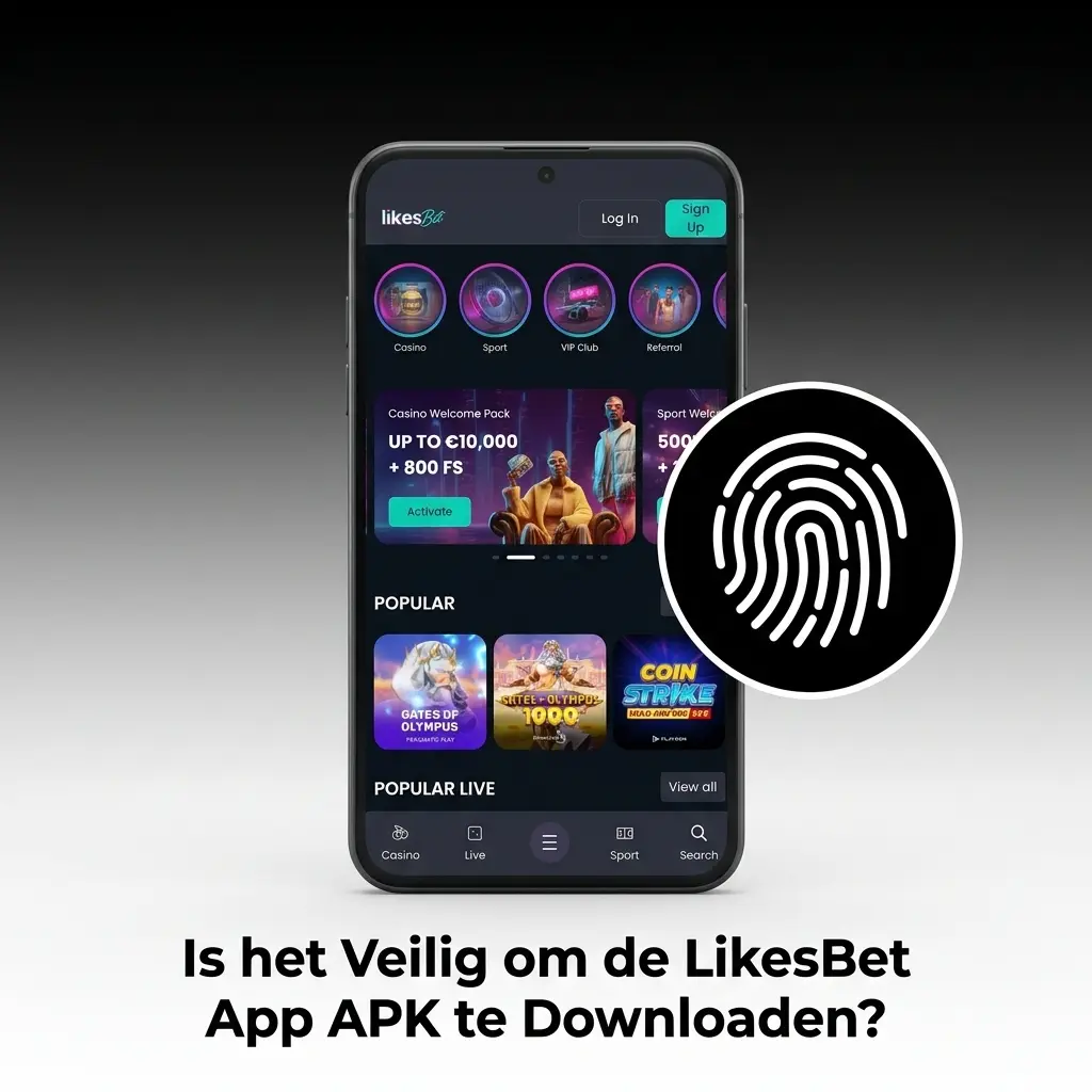Beveiligde LikesBet app met licentie en encryptie