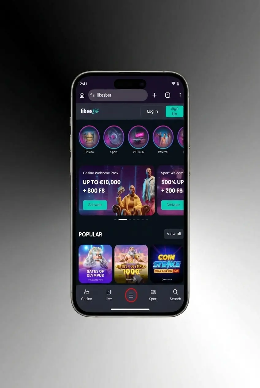 LikesBet APK installatie op Android telefoon
