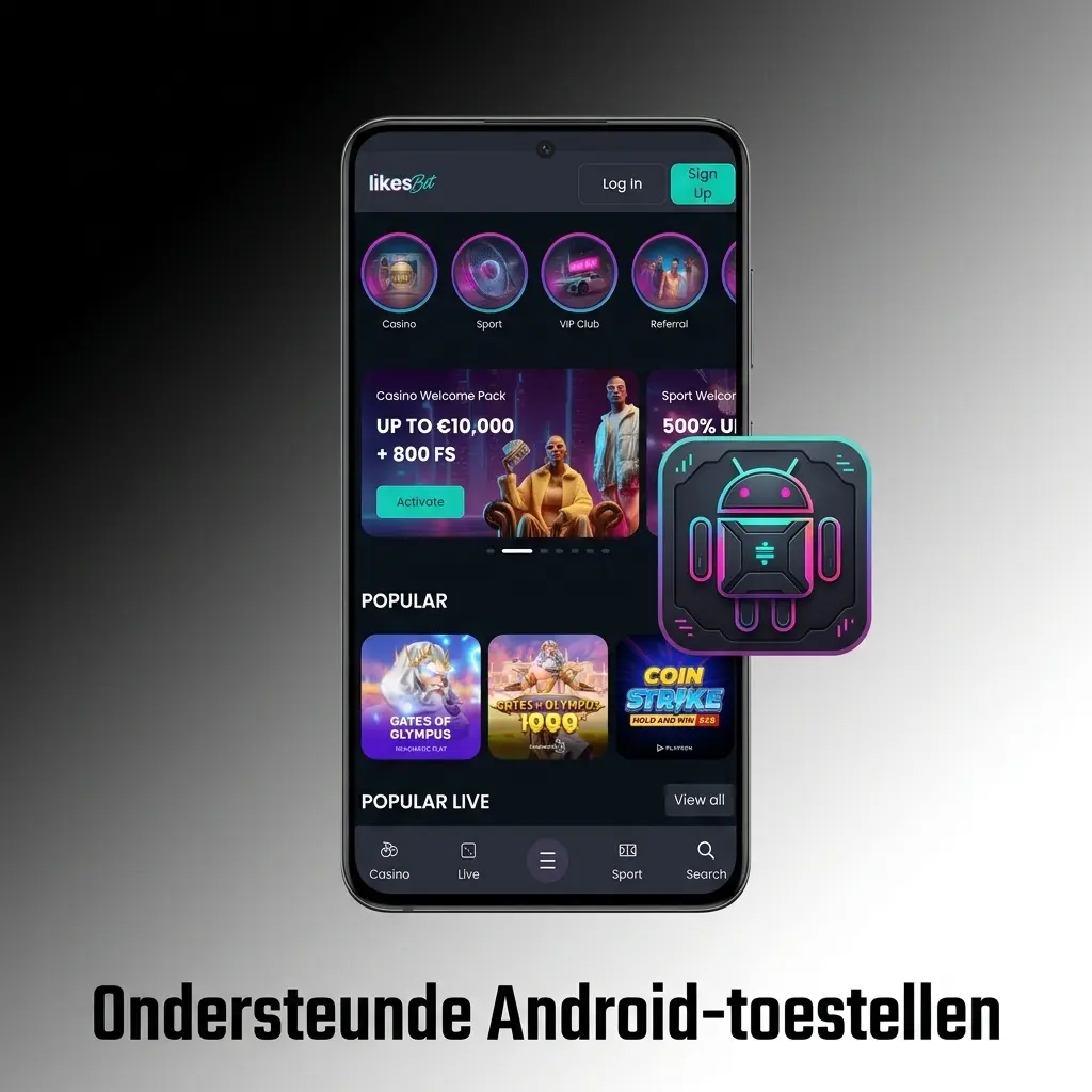 Overzicht van ondersteunde Android-toestellen voor de LikesBet-app