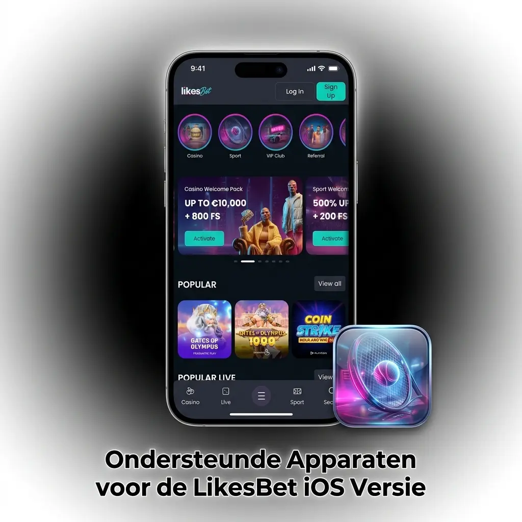Ondersteunde Apple toestellen voor LikesBet iOS