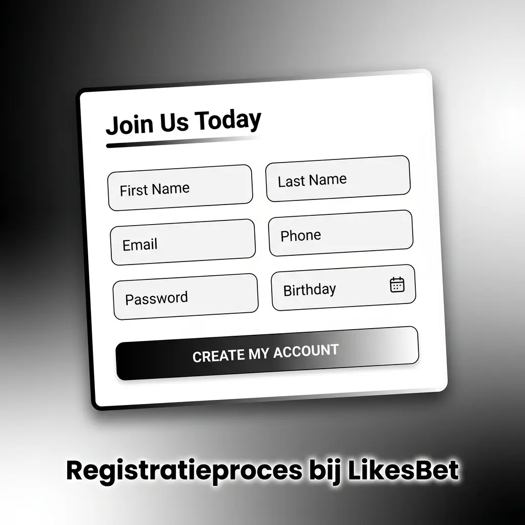 Registratieproces bij LikesBet