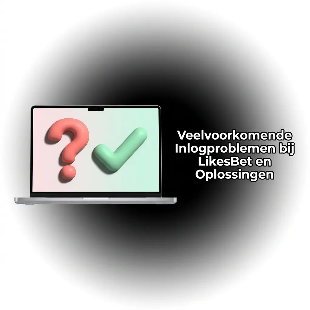 LikesBet inlogscherm met foutmelding